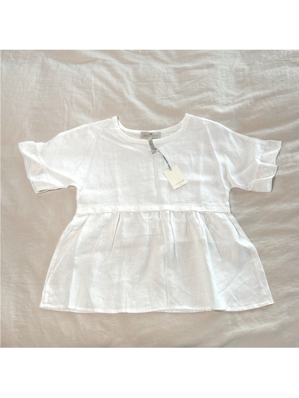 NWT Heavyweight Linen Blouse